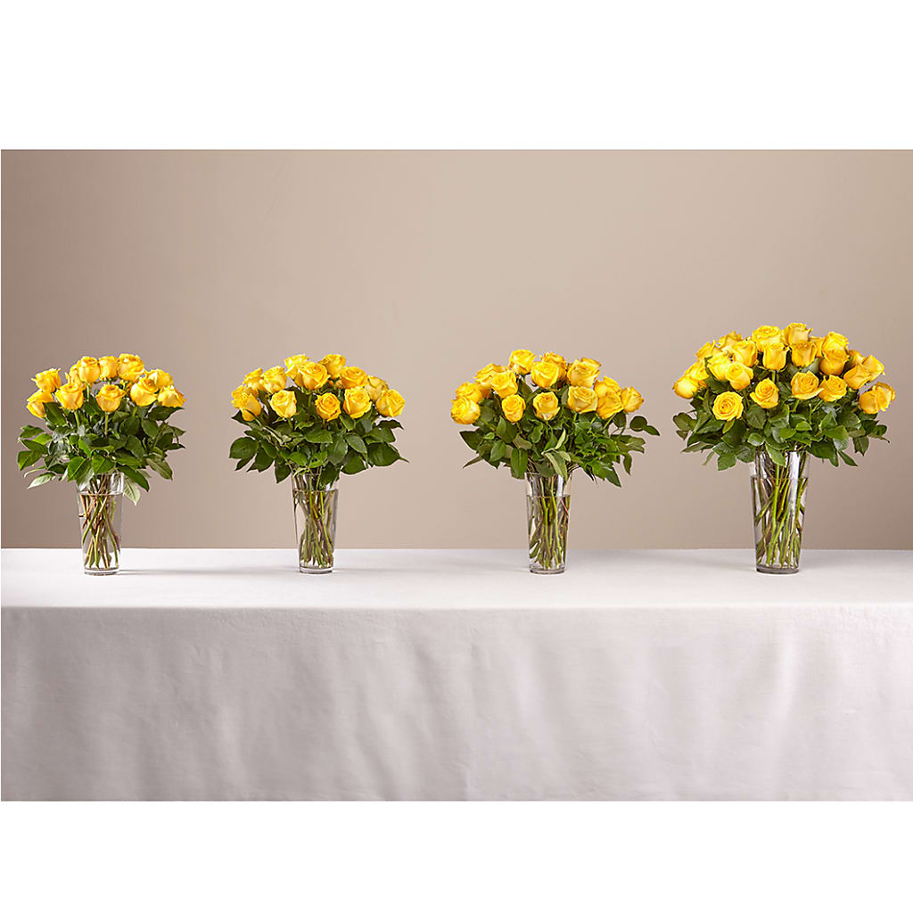 Long Stem Yellow Rose Bouquet – Wolf Luna Bloom Llc, Plant City FL