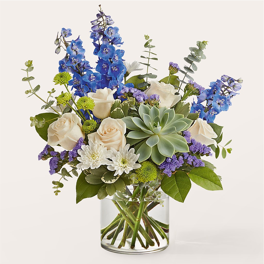 Cerulean Waves Bouquet – Wolf Luna Bloom Llc, Plant City FL
