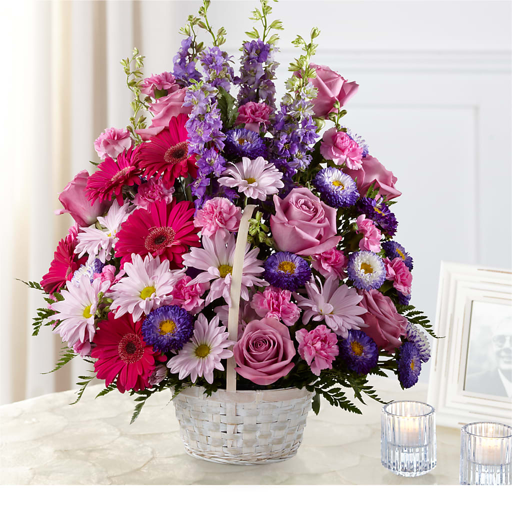 Pastel Peace Basket – Wolf Luna Bloom Llc, Plant City FL