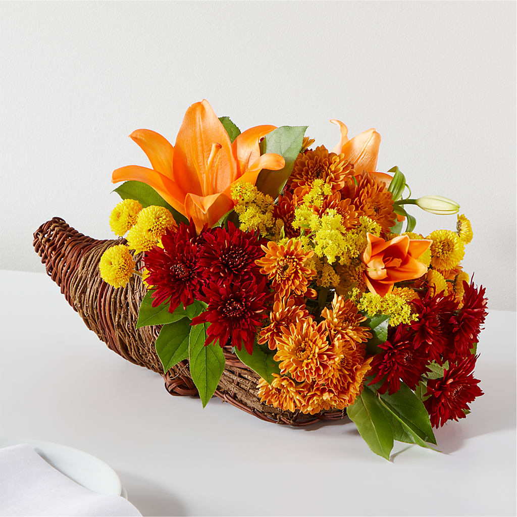 Bouquet of Blessings Cornucopia – Wolf Luna Bloom Llc, Plant City FL