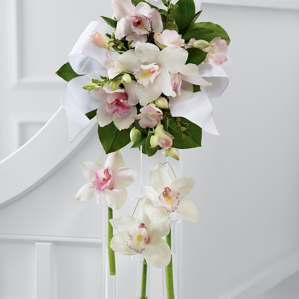 Perfect Entrance Pew Arrangement – Wolf Luna Bloom Llc, Plant City FL