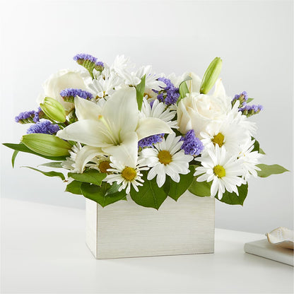 Beyond Blue Box Bouquet –  Wolf Luna Bloom Llc, Plant City FL