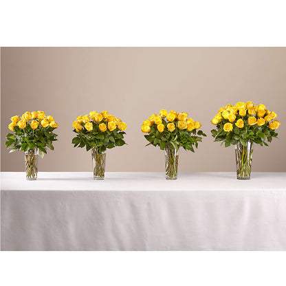Long Stem Yellow Rose Bouquet –  Wolf Luna Bloom Llc, Plant City FL