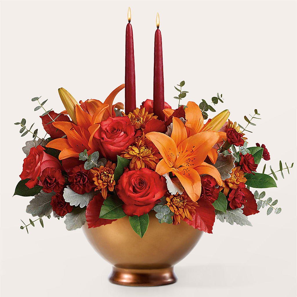 Fruits of Fall Centerpiece –  Wolf Luna Bloom Llc, Plant City FL