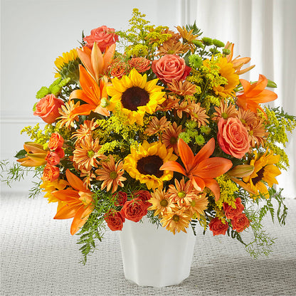 Harvest Thoughts Floor Basket –  Wolf Luna Bloom Llc, Plant City FL