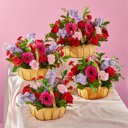 Pink Picnic Basket –  Wolf Luna Bloom Llc, Plant City FL
