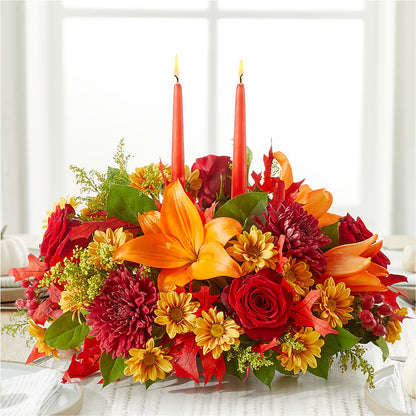 Autumn's Embrace Centerpiece –  Wolf Luna Bloom Llc, Plant City FL