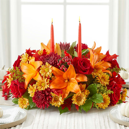 Autumn's Embrace Centerpiece –  Wolf Luna Bloom Llc, Plant City FL